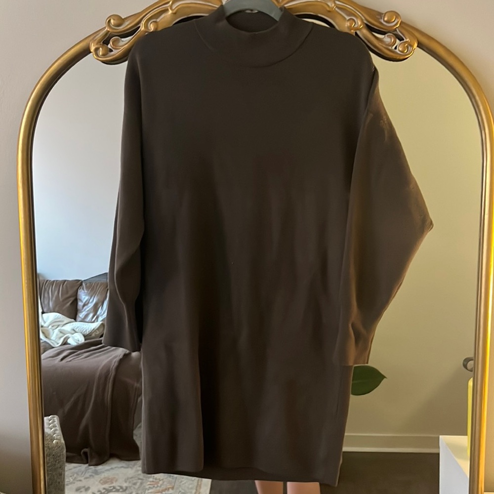 Abercrombie & Fitch Brown Long Sleeve Dress